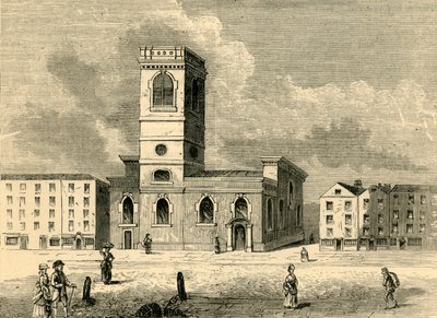 Allhallows大帝教堂，1784年，c1872年。 作者 不明