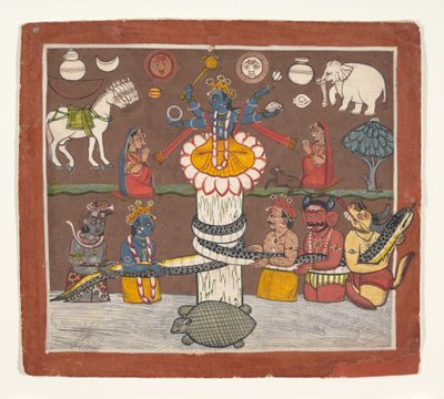 搅动牛奶海洋公司1780-90。 作者 不明