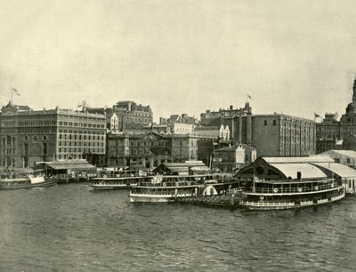 环形码头，悉尼，1901年。 作者 不明