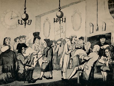 劳埃德咖啡馆，1798年，1928年 作者 不明