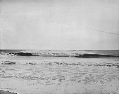 梳理波，新泽西海岸，c1897。 作者 不明