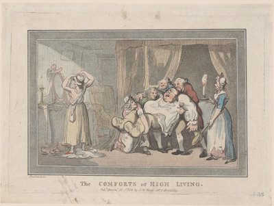 The Comforts of High Living, December 16, 1794. , 1794年12月16日。 作者 不明