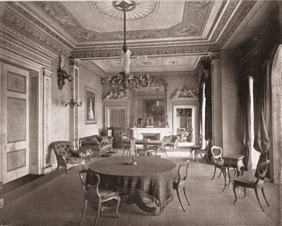怀特岛东考斯奥斯本楼议会会议厅，1894年。 作者 不明