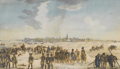 1814年1月13日，俄罗斯军队于1814年1月13日在杜塞尔多夫附近穿越莱茵河 作者 不明