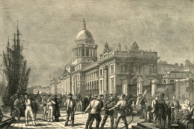 海关大楼，都柏林，1898年。 作者 不明