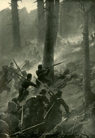 1878年12月2日，对Spingawi Khotal的大胆进攻，1901年。 作者 不明