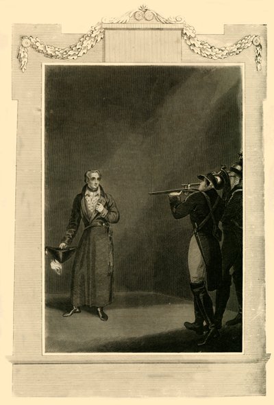 穆拉特之死，1815年，1816年。 作者 不明