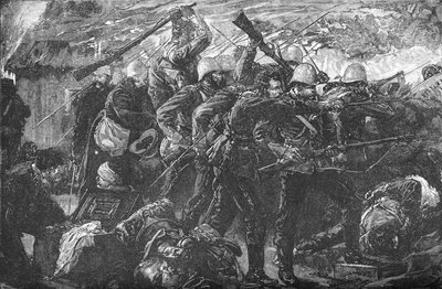 罗克斯漂流防御，c1880 作者 Unbekannt