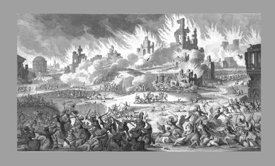 耶路撒冷和圣殿的毁灭，1818年。 作者 不明