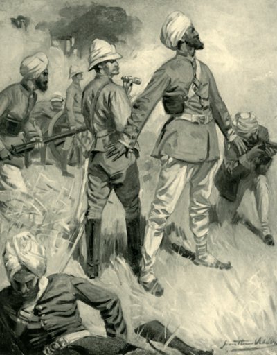 罗伯特·希克·罗德利将军的奉献精神于1901年在Spingawi举行。 作者 不明