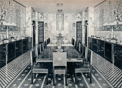 斯托克雷宫的餐厅，布鲁塞尔，比利时，c1914 作者 不明