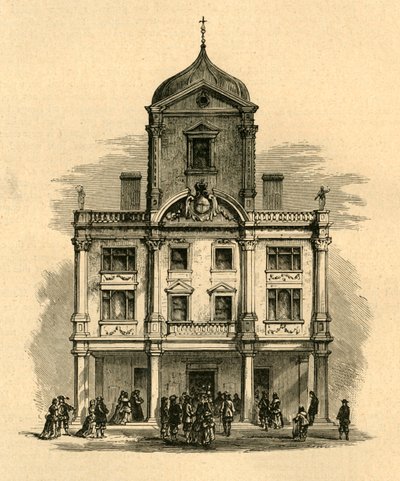1897年，怀特弗里亚尔郡多塞特花园剧院。 作者 不明