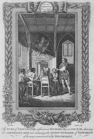 格洛斯特公爵之后，理查三世在国会通过，c1787 作者 不明