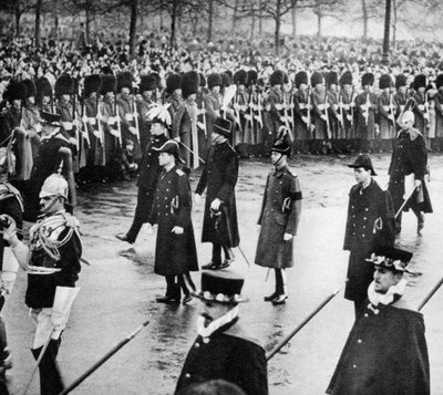 约克公爵（George Vs）葬礼上的国王公诉，1936年，1937年 作者 不明