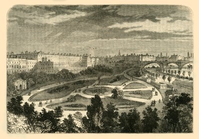 路堤，来自查令十字桥，1881年。 作者 不明