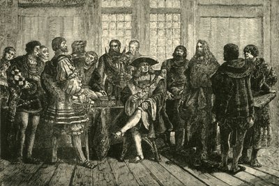 马克西米利安皇帝被其同时代最有才华的人包围1508-1519，1890年。 作者 不明