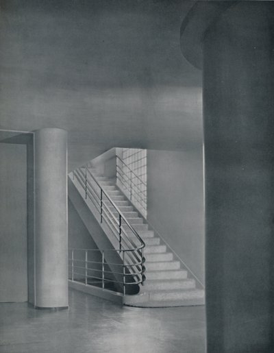 1942年，入口大厅和楼梯 作者 不明