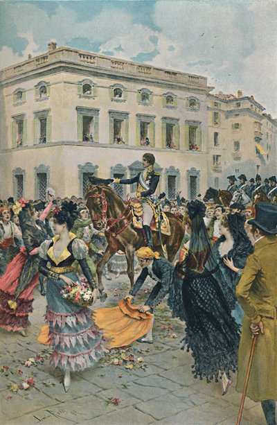 费迪南德（Ferdinand）于1896年3月23日进入马德里。 作者 不明