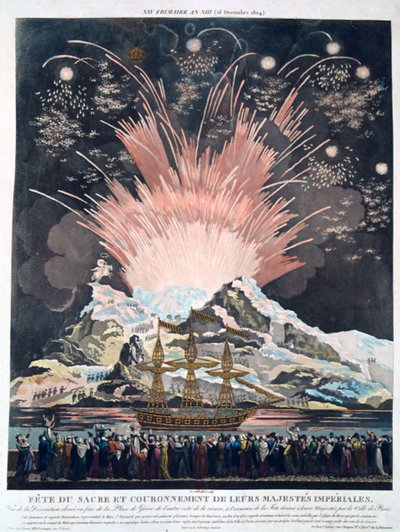 1804年12月2日在巴黎举行的加冕典礼 作者 不明