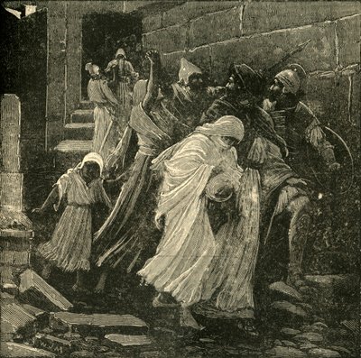 1890年的《西德家的逃亡》。 作者 Unbekannt
