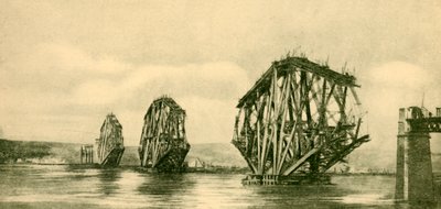 施工中的第四桥，c1930年。 作者 不明