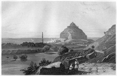 印度德干高原的达拉塔巴德堡垒，c1860 作者 不明
