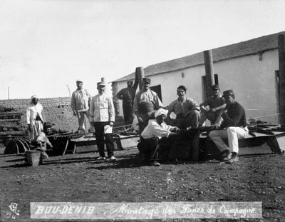 法国外籍军团在1911年在摩洛哥布代尼布进行演习 作者 不明