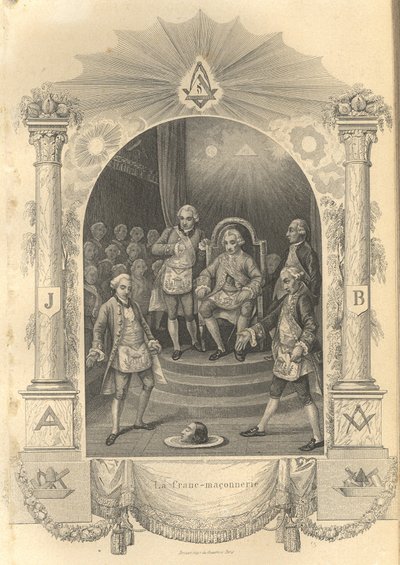 法国共济会仪式，1844年 作者 不明