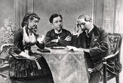 流亡的法国皇室，肯特郡奇斯尔赫斯特，1871-1873年 作者 不明