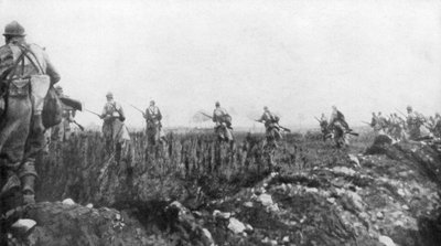 法国人于1915年9月25日发起进攻，第二次法国香槟战役 作者 不明