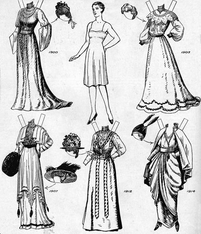 画廊历史服装：20世纪穿着的服装，c1934 作者 不明