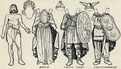 画廊历史服饰：1934年英国人和罗马人过去所穿的衣服 作者 不明