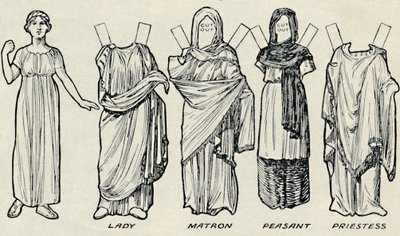 画廊历史服装：英国人和罗马人过去穿的衣服，c1934年 作者 不明