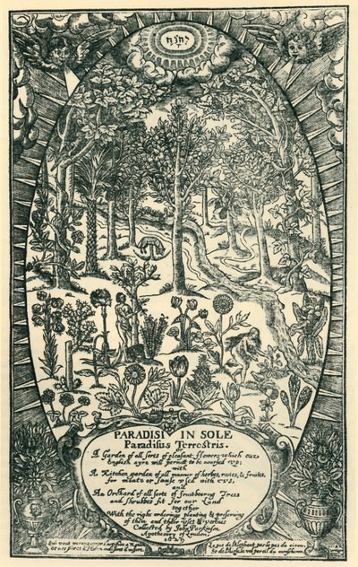 伊甸园》，1629年，1944年。   作者 不明