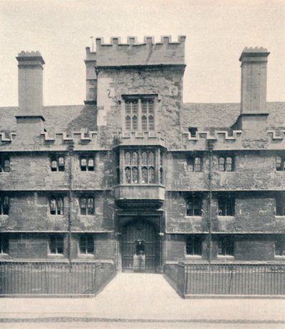 门户，瓦瑟姆学院，牛津，1903年 作者 不明