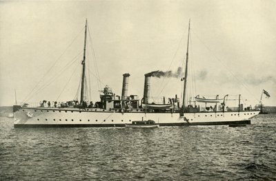 德国炮艇豹，1919年。 作者 不明
