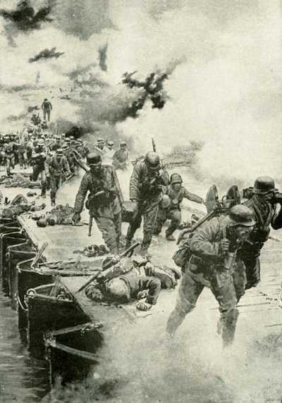 德国命运河，1919年。 作者 不明