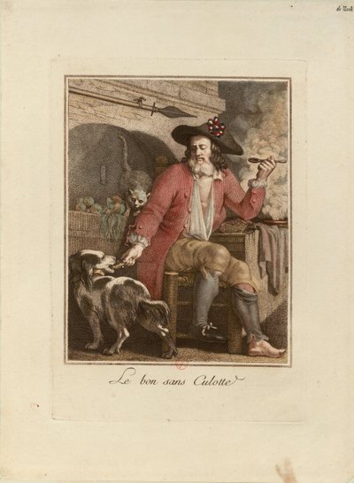 好的桑斯-库洛特，1793-1794。 作者 不明