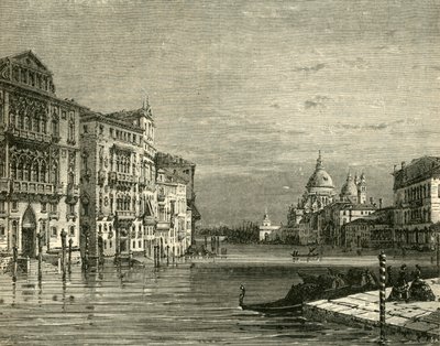 大运河，威尼斯，1890年。 作者 不明
