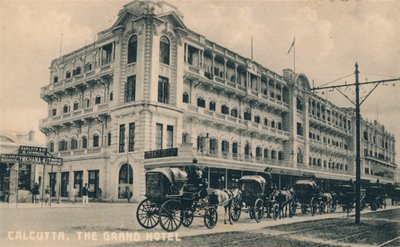 加尔各答大酒店，约1920年 作者 不明