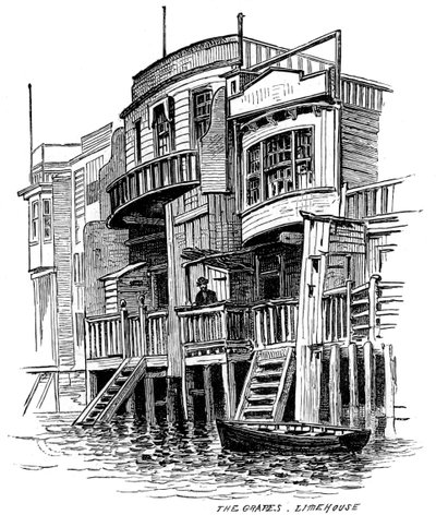 葡萄酒馆，伦敦莱姆豪斯，1887年 作者 不明
