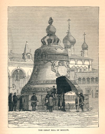 莫斯科大钟，1893年 作者 不明