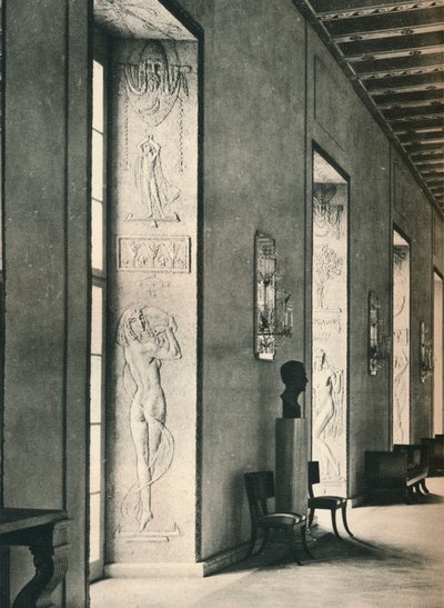 斯德哥尔摩市政厅大画廊，1925年 作者 不明