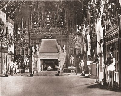 礼堂，苏格兰爱丁堡爱丁堡城堡，1894年。 作者 不明