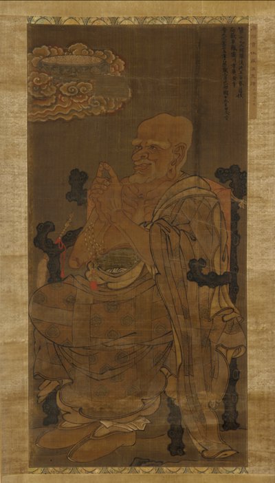 大罗汉，尊贵的十七世，1345年。 作者 不明