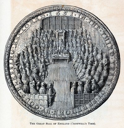英格兰大封印克伦威尔时间，1882年 作者 不明