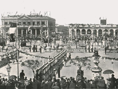 祝圣日大广场，乌拉圭蒙得维的亚，1895年。 作者 不明