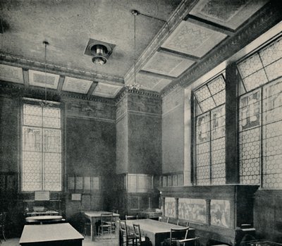 南肯辛顿博物馆的绿色餐厅，建于1870年。 作者 不明
