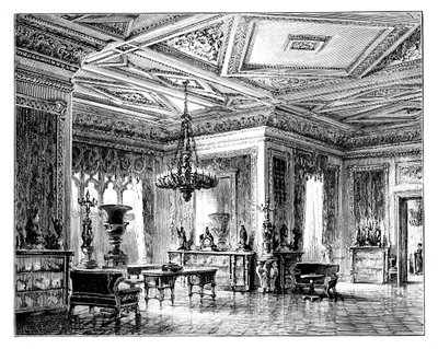 绿色客厅，温莎城堡，c1888 作者 不明
