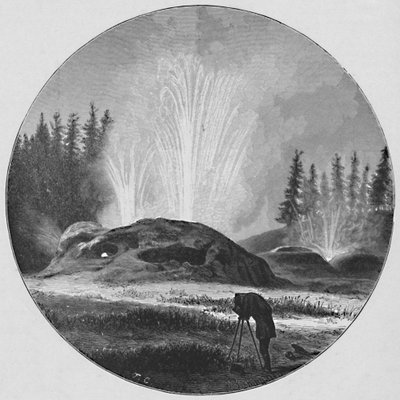 石窟，1883年 作者 不明